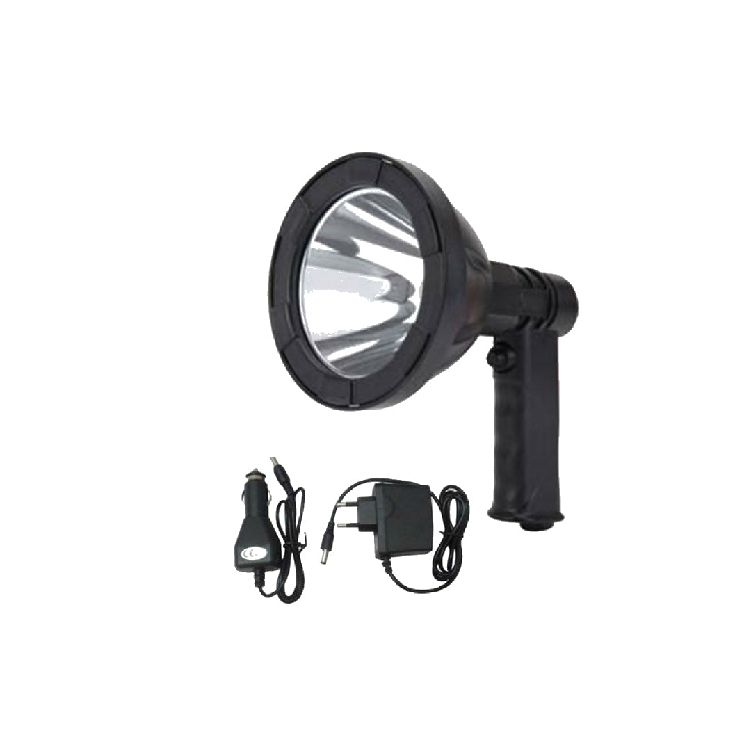 Foco Proyector LED Táctico Tipo Pistola 30W Recargable