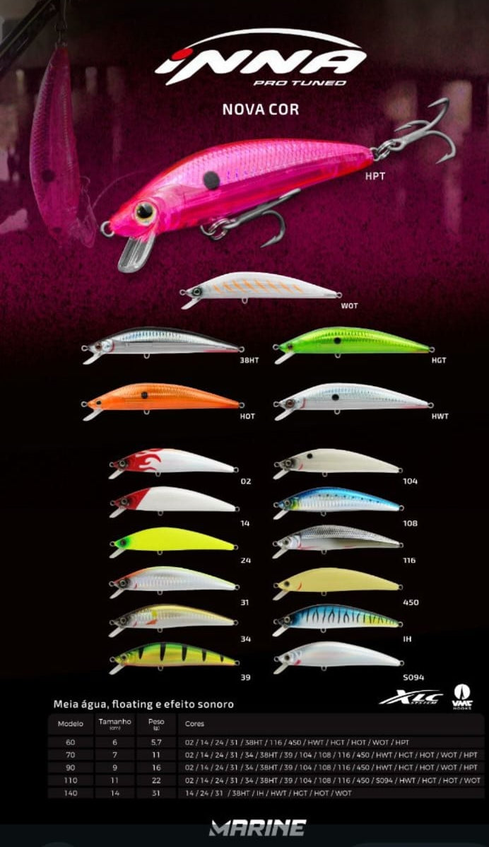Señuelo Marine Sports Inna Pro Tuned 140 (14 cm / 140 mm)