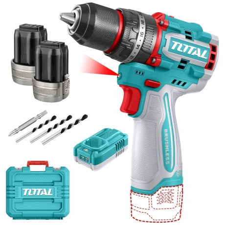 Taladro Percutor Total 16V - Brushless