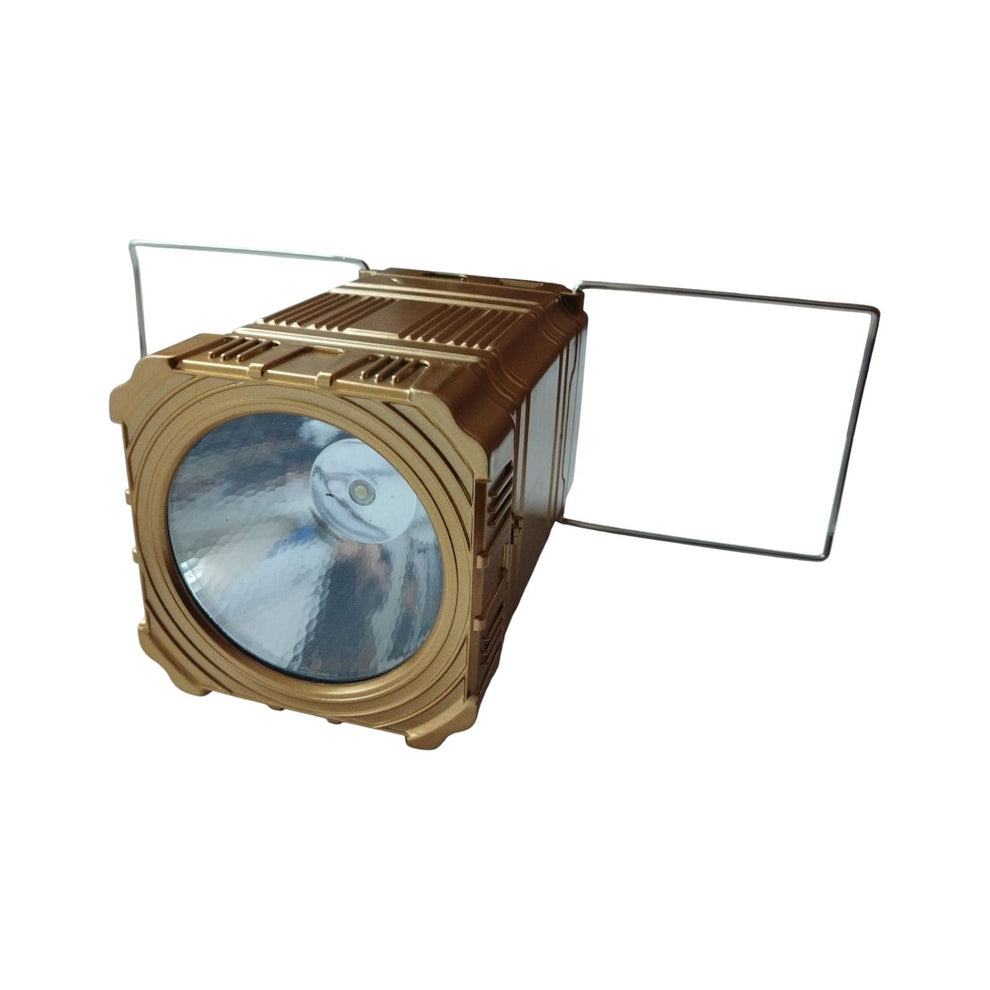 Farol Cuadrado Solar Multi-Luz + Linterna y Puerto USB
