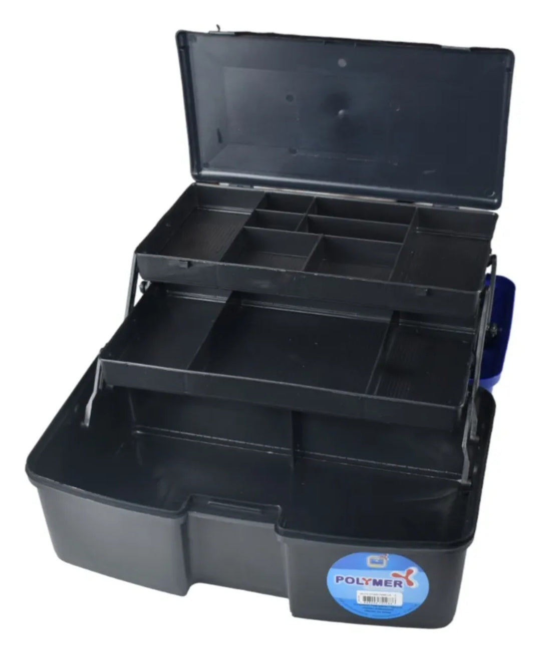 Caja Valija de Pesca con 2 Bandejas Desplegables