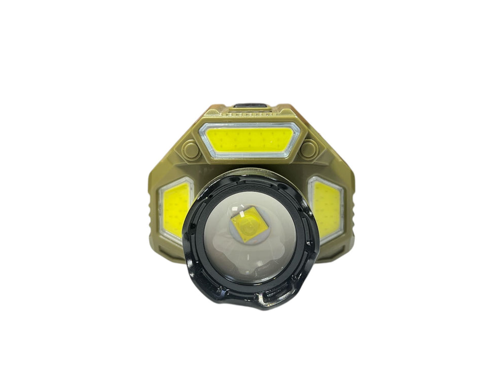Linterna Vincha de Minero High Power 4 Luces LED Recargable